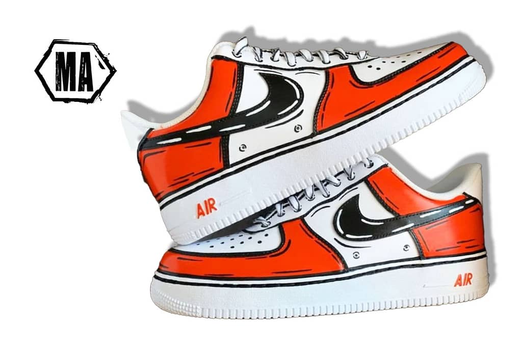 Cartoon custom shoes - choose colours - MAD ALICE CUSTOM KICKS